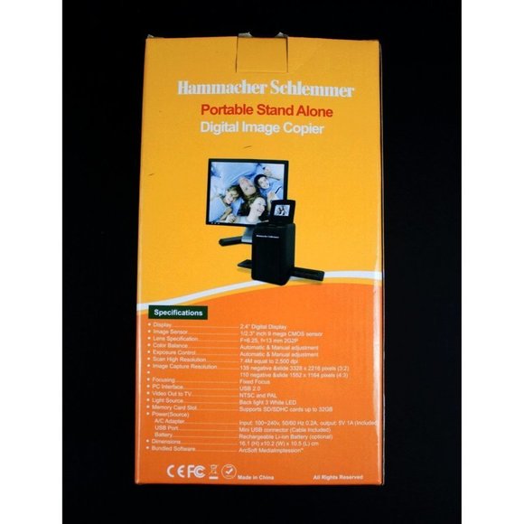 Hammacher Schlemmer Portable Stand Alone Digital Image Copier - Picture 3 of 4